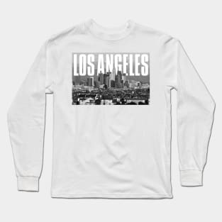 Los Angles Cityscape Long Sleeve T-Shirt